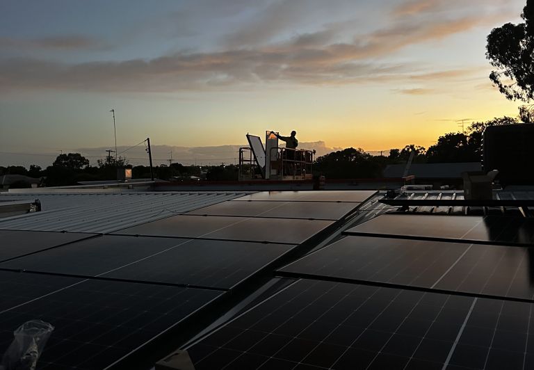 Level Solar Sunset