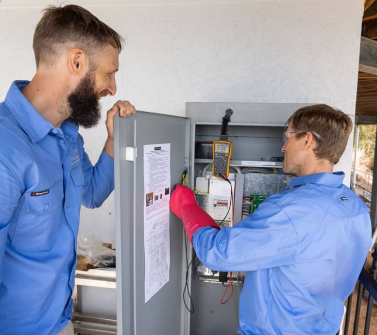 Level Electrical Townsville electricians on site