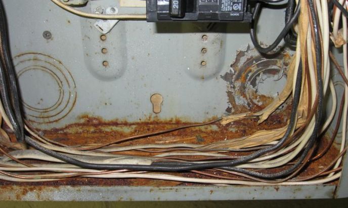 Switchboard Flood Damage