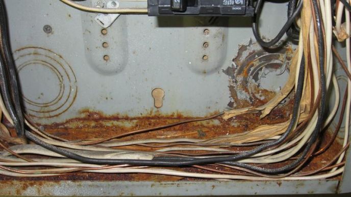 Switchboard Flood Damage