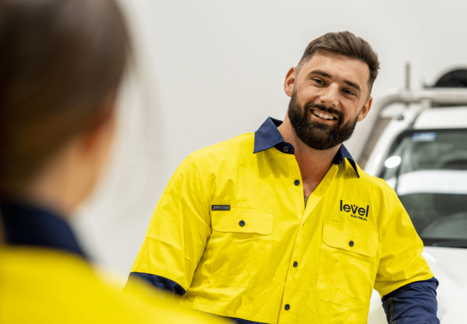 Commercial construction electrician