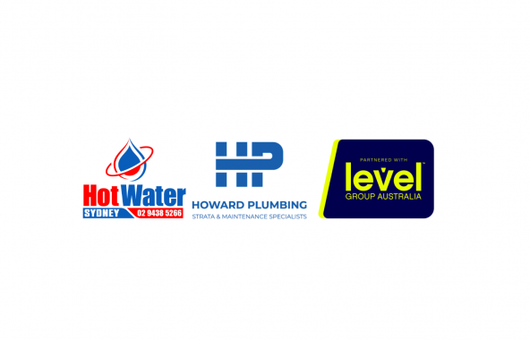 hot water sydney howard plumbing partnered with level group australia logo