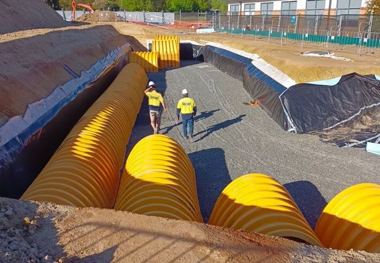 Mackillop college large scale plumbing project level canberra