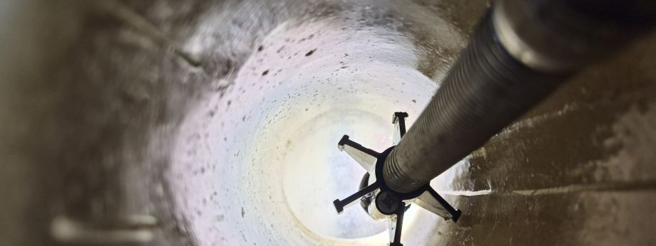 cctv camera in drain
