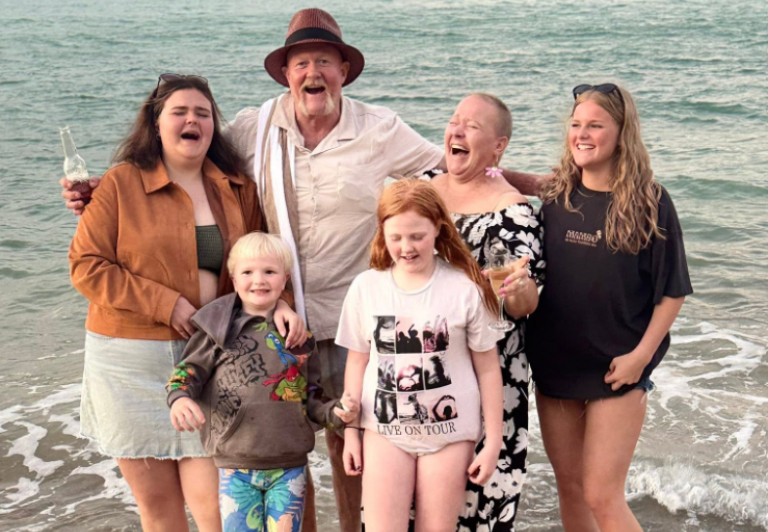 Angela Clarke and family 