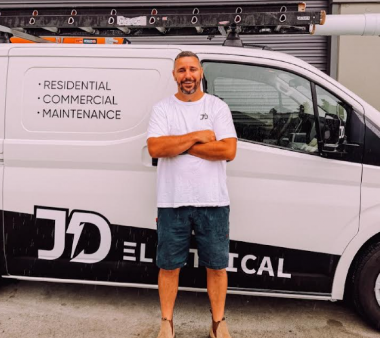 Jarrett Douglas owner of Level Electrical Lake Macquarie