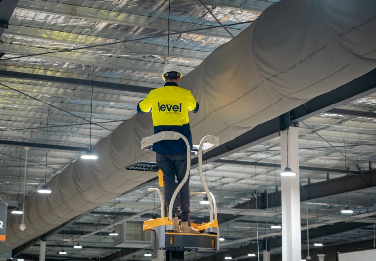 Energy efficient LED lighting installed by Level electrician