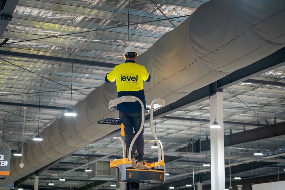 Energy efficient LED lighting installed by Level electrician