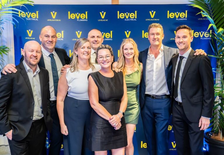 Level support office team at the Next Level Conference Hamilton Island 2025 awards night