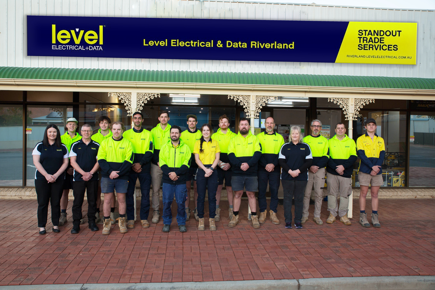 Level Electrical Data Riverland team