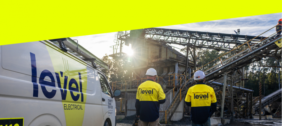 Level Electrical team on site at Possum Brush Hard Rock Quarry