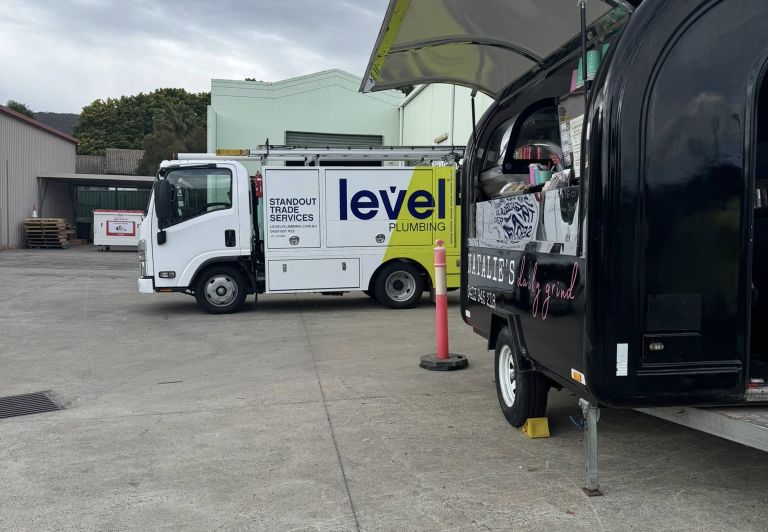 Level Plumbing Truck