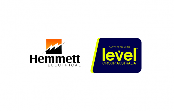 level electrical air ingham partnered with hemmett electrical logo
