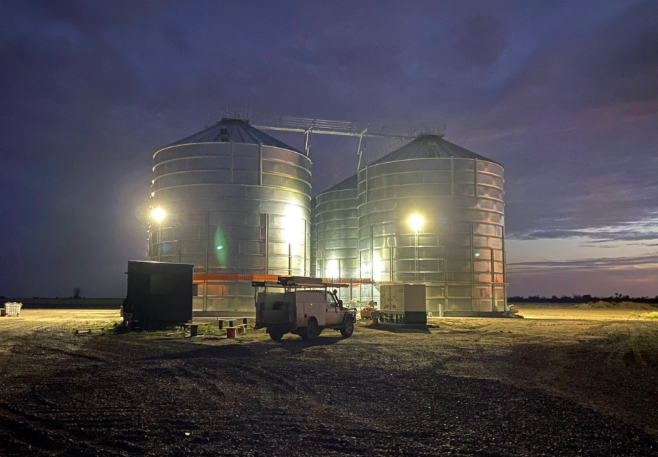 Level Electrical Coonamble providing rural electrical services near grain silos in Central West NSW