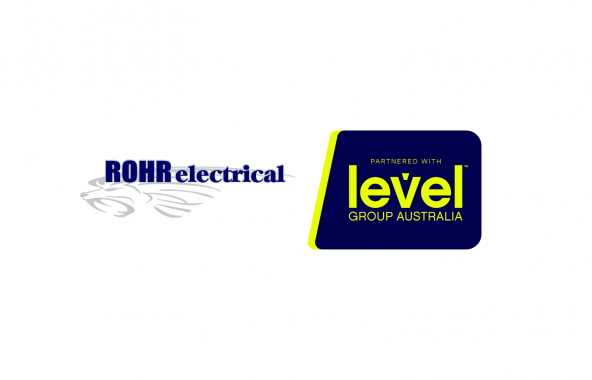 level electrical dubbo partnered with rohr electrical logo 1