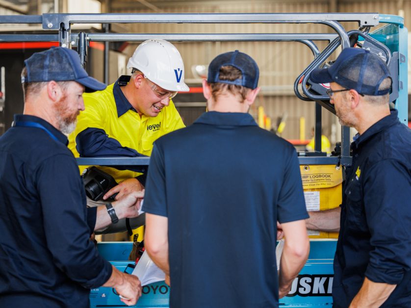 Level Electrical Hume team collaborating on a commercial project in Canberra, ACT, demonstrating national capability and local precision.