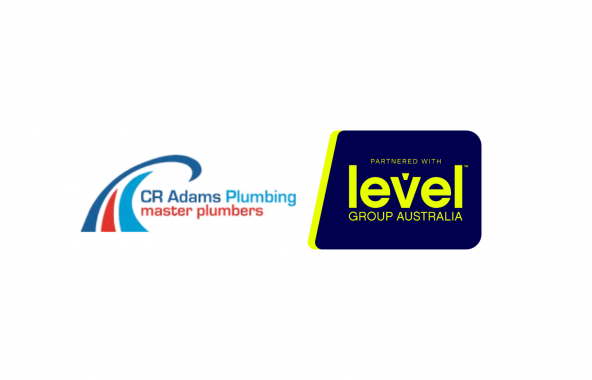 level plumbing victor harbour partnered with cr adams plumbing logo